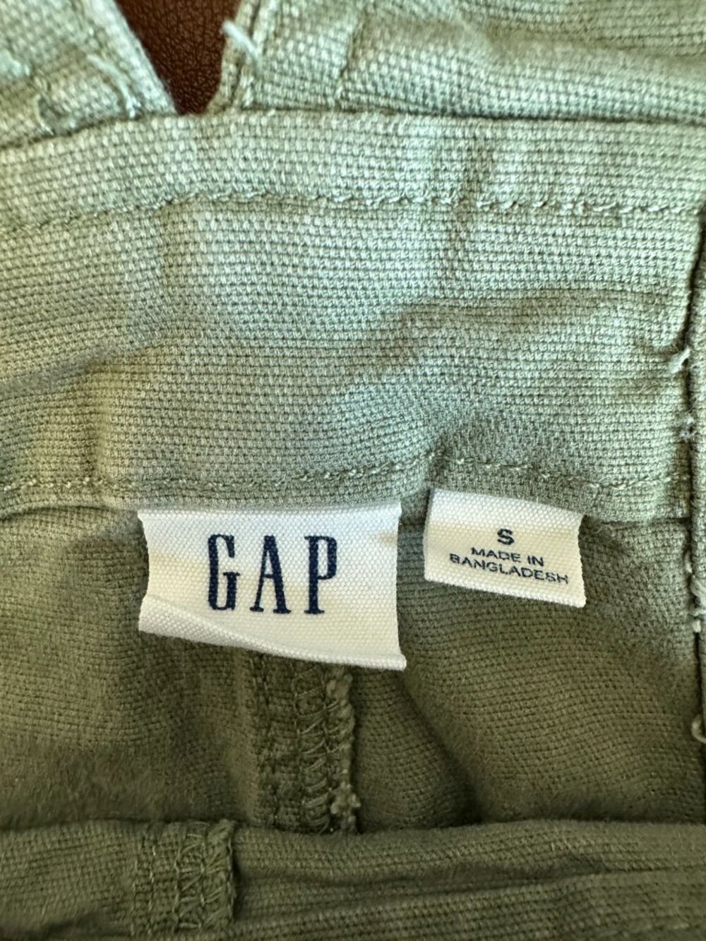 Womens Sage Green Cotton Overalls - Classic Casual Jumpsuit - Picture 7 of 7